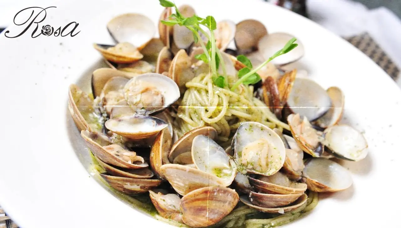 左營 Rosa 義大利餐廳推薦｜滿滿蛤蠣義大利麵