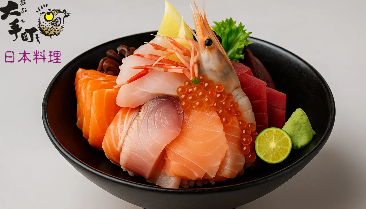 大手町日本料理海鮮生魚片丼飯|高雄棧貳庫日式料理