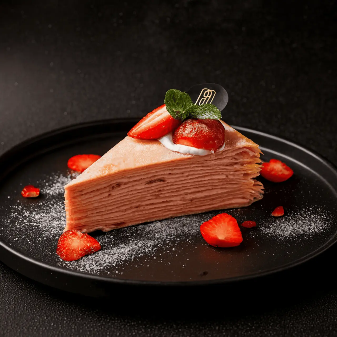 漠憩MATCH｜法式草莓千層蛋糕