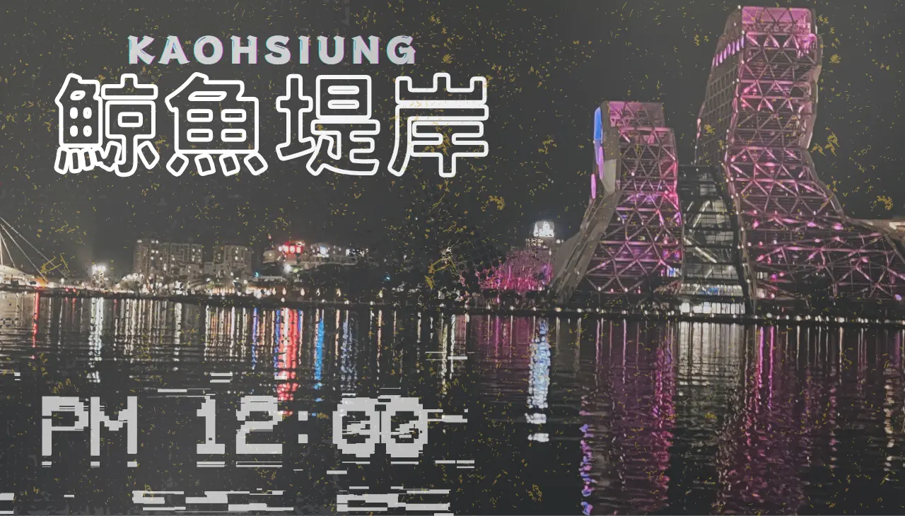 鯨魚堤岸夜景