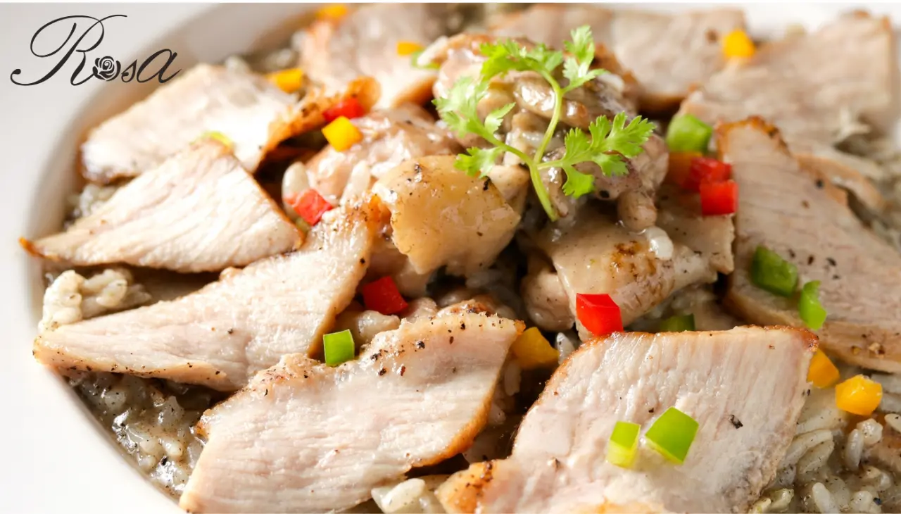 左營美食Rosa 義大利餐廳|松阪豬與黑松露的香氣交疊,每一口都像告白。